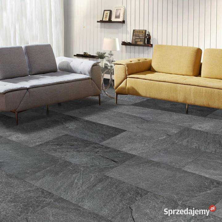 Płytki Łupek Silver Grey 30x60x12 Elewacja Ściany i elewacje