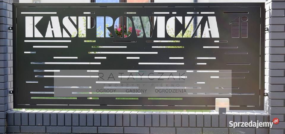 Ogrodzenie wycinane CNC laserowo nowoczesne Bydgoszcz sprzedam