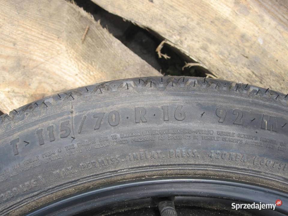 OPEL VECTRA C koło dojazdowe 1157016 92M 5x110