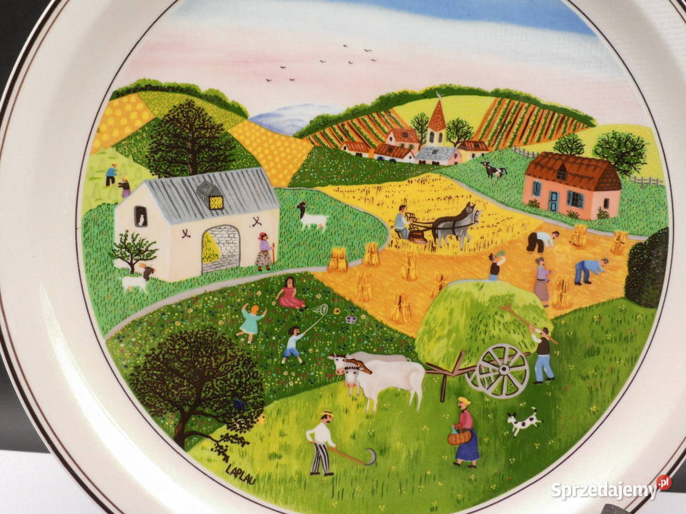 Zestaw 4 Talerzy Kolekcjonerskich Villeroy Boch Raszków