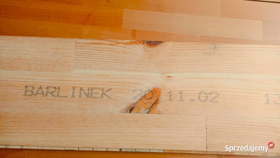 Drewniana 3warstwowa deska Barlinecka pół ceny Mława