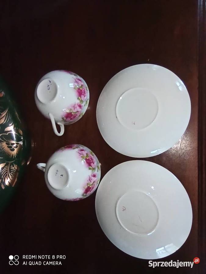 filiżanka z różami sygnatura numeryczna Porcelana i szkło Gdańsk sprzedam