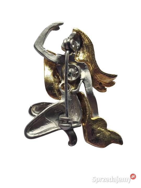 VINTAGE BROSZKA ZNAK ZODIAKU PANNA VIRGO STYL Częstochowa