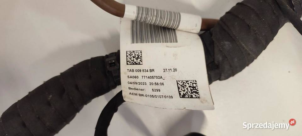 CUPRA FORMENTOR WIĄZKA SILNIKA 14 HYBRID 2024 Materiały instalacyjne