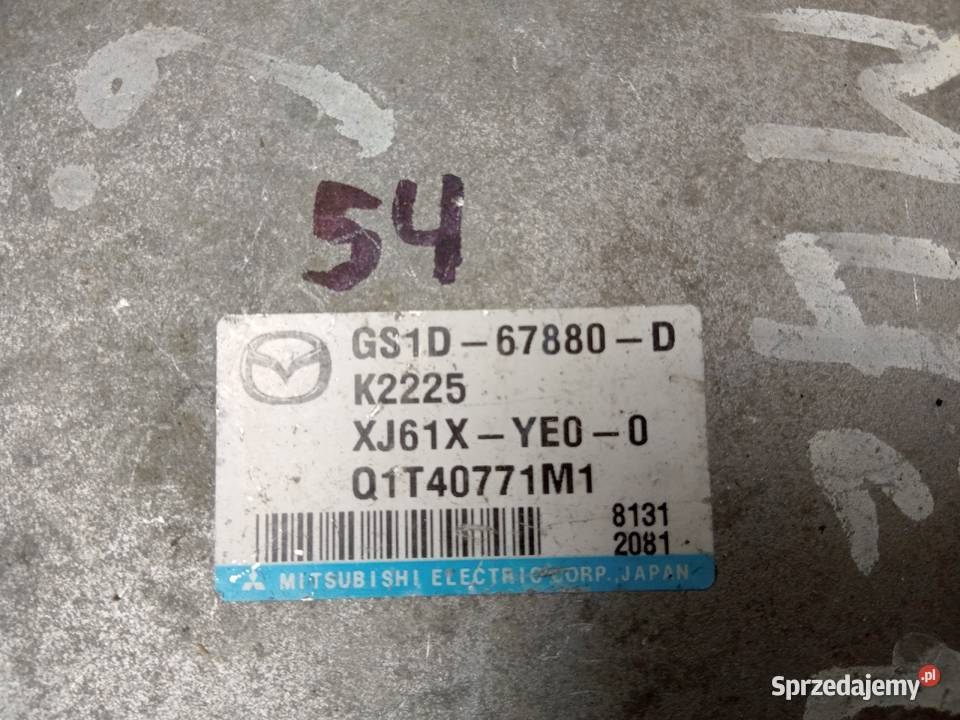 GS1D67880 MODUŁ STEROWNIK WSPOMAGANIA MAZDA 6 wielkopolskie Nowy Tomyśl