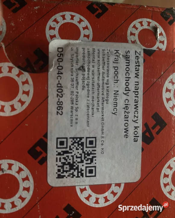 Łożysko SAG nowe 4 sztuki Nowe sprzedam