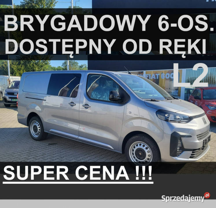 Fiat Scudo Super Niska L2 144KK 6osob Kamera klimatyzacja Szczecinek sprzedam