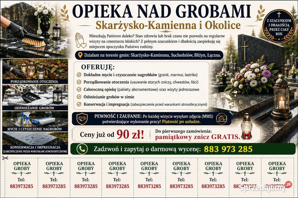 Opieka Grobami SkarżyskoKamienna Suchedniów Skarżysko-Kamienna