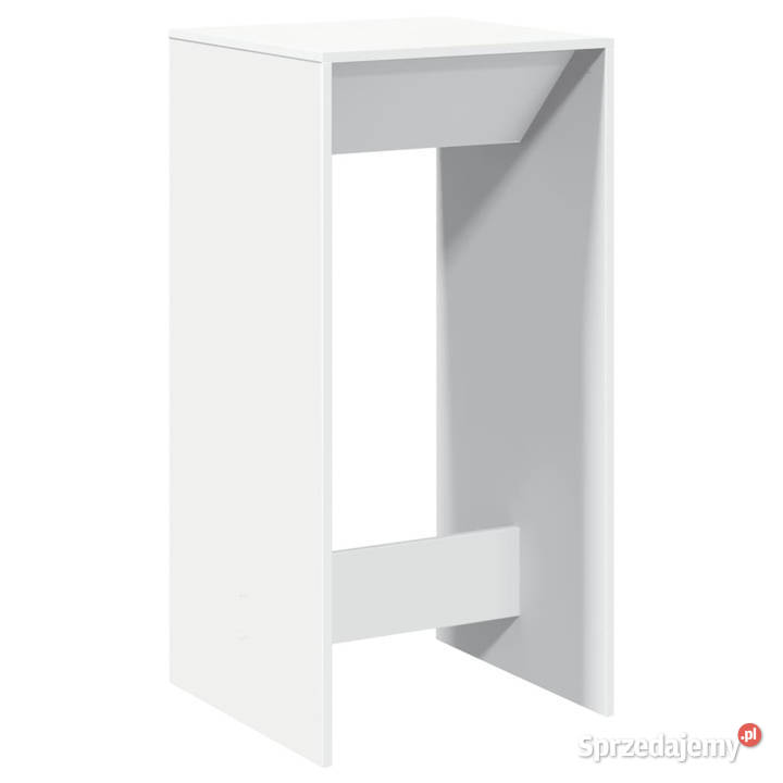 Stolik barowy biały 51x50x1035 materiał