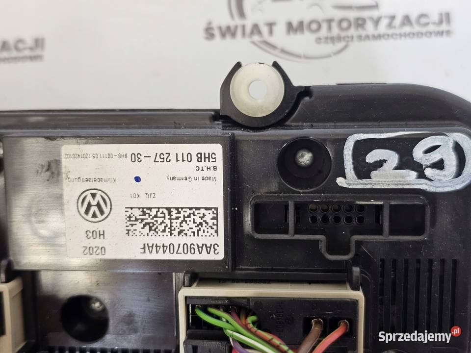 GOLF VI 12r panel klimatyzacji 3AA907044AF Kielce