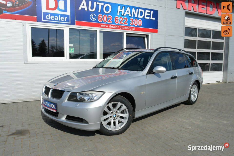BMW 320 20D Serwis Skóra Nowe opony 216000 relingi dachowe