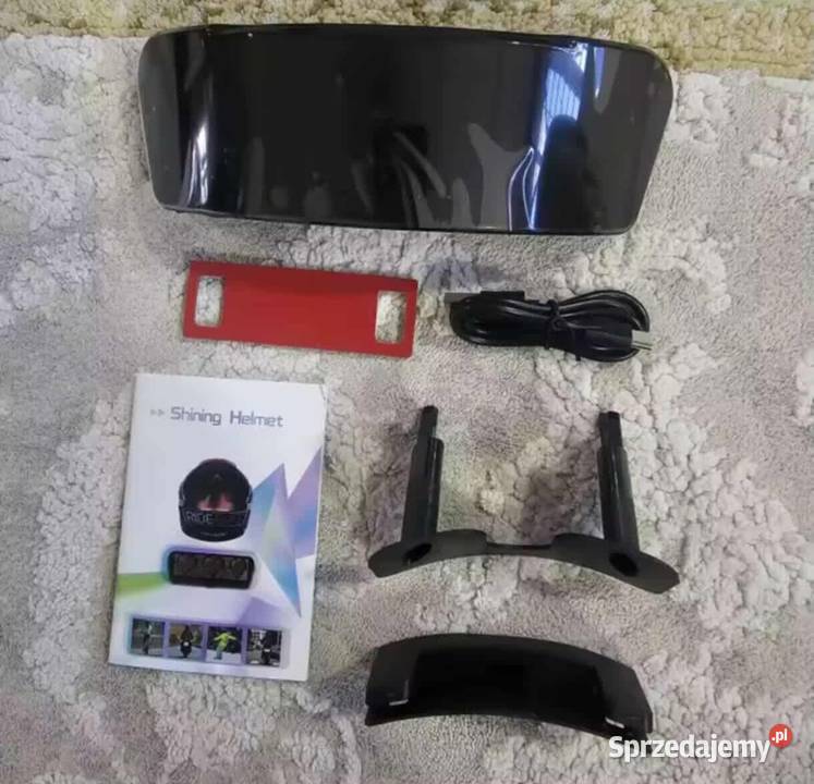 Akcesoria motocyklowe na kask i do roweru panel sprzedam
