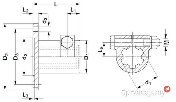 Piasta profilowana 138 Z6 D120 mm 675035AKR