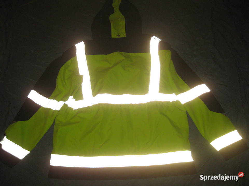 Kurtka wodoodporn Widoczna żółta odblaskowa Żary sprzedam