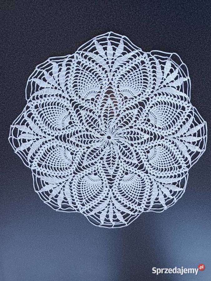 serwetka szydełkowa serweta misterne rękodzieło Obrusy i serwety Gdańsk sprzedam