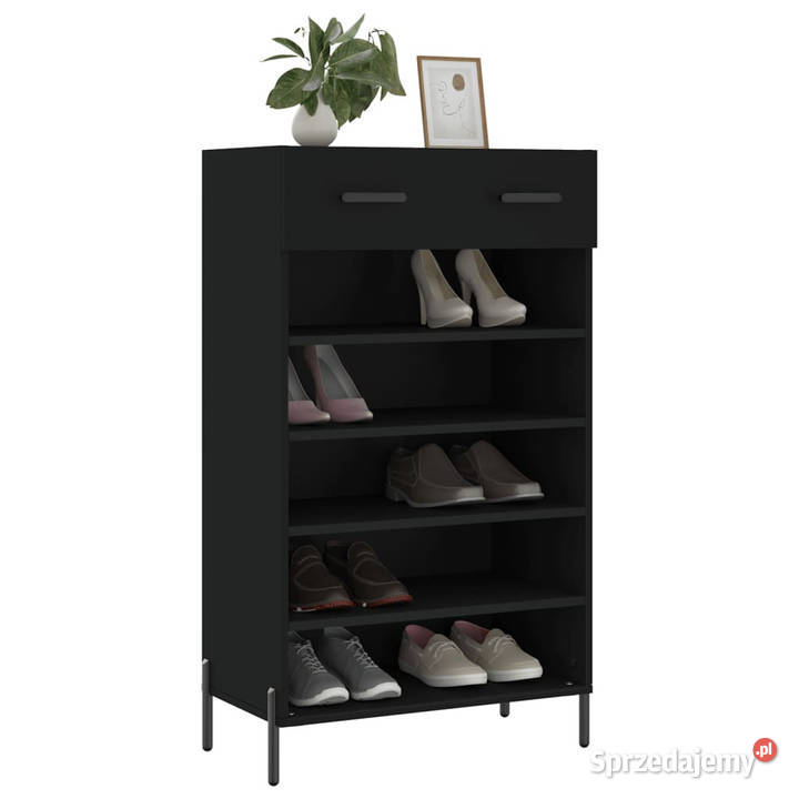 Szafka na buty czarna 60x35x105 materiał mazowieckie Warszawa