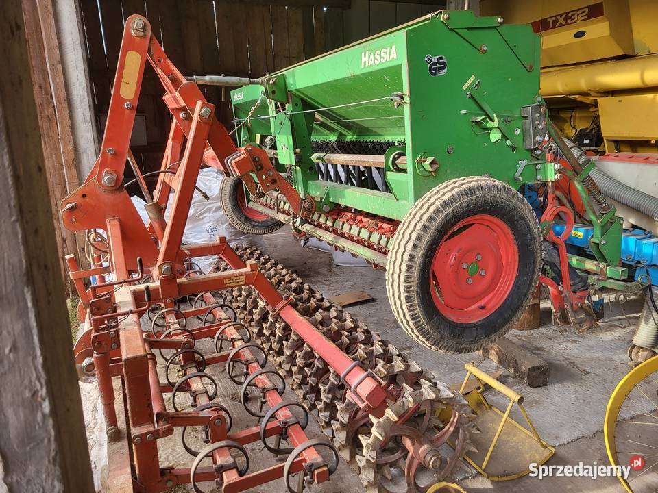 Siewnik zbożowy Hassia DK 300 plus agregat z podlaskie Pulsze