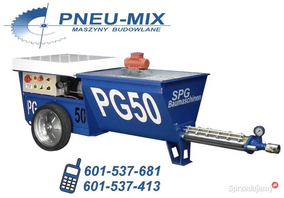 PG 50 Pompa do betonu SPCC tynki tradycyjne PFT Kraków