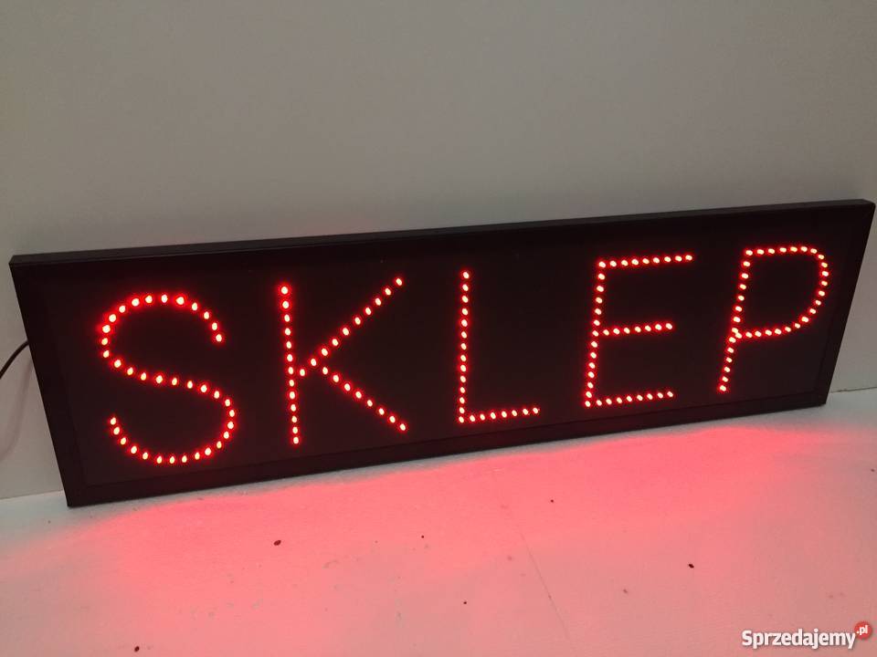 Szyld reklama LED 105x30 NOWA producent Kraków