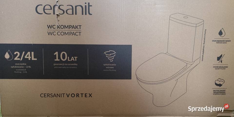 WC Kompakt Cersanit VORTEX