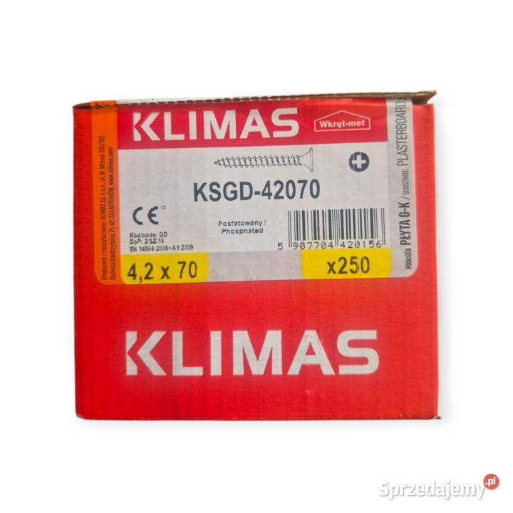 Wkręty do drewna do płyt GK WkrętMet 42 x 70 mm Zgierz