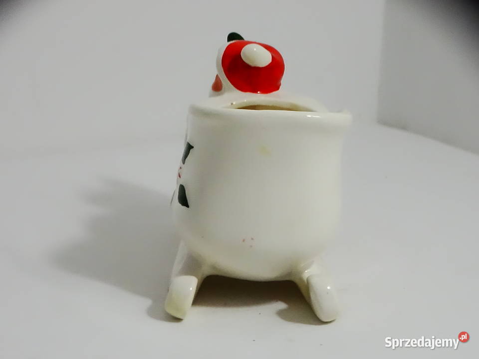 Ceramiczna ozdoba Mikołaja na saniach Frankel Boże Narodzenie sprzedam