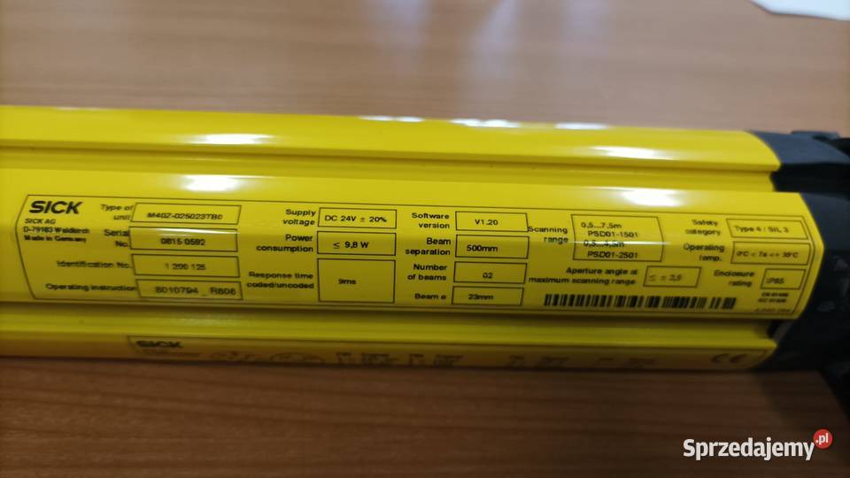 Kurtyny bezpieczeństwa Sick M4000 Jelenia Góra
