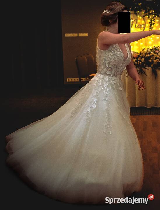 Przepiękna suknia ślubna brązowy/beżowy Poznań