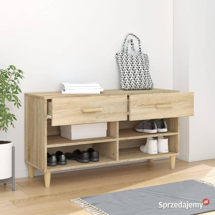 Szafka na buty dąb sonoma 102x35x55 WM812819 Warszawa