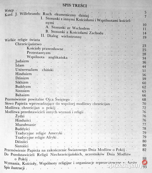 Asyż Spotkanie religii świata kard Johannes