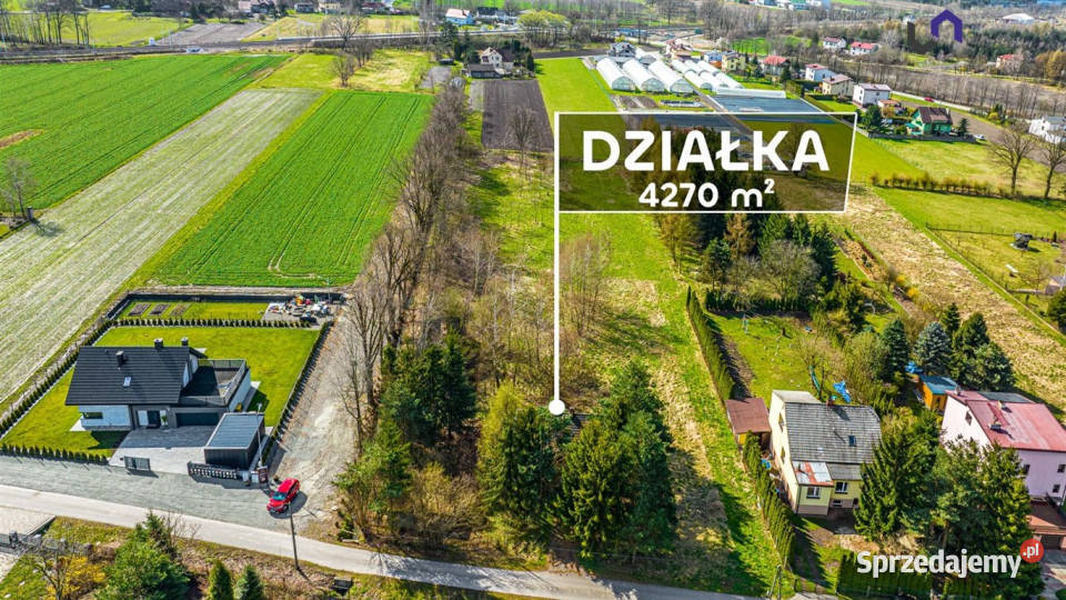 Grunt Kaniów Sosnowicka 4270m2
