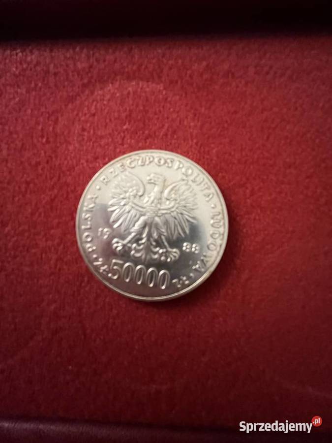 MONETA 50000 Z 1988 ROKU Pozostałe Tarnowskie Góry