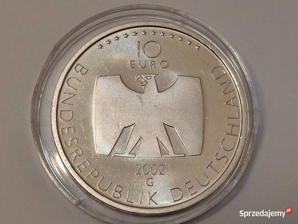 2002r 10 Euro Moneta 50 Jahre Deutsches pomorskie Lębork