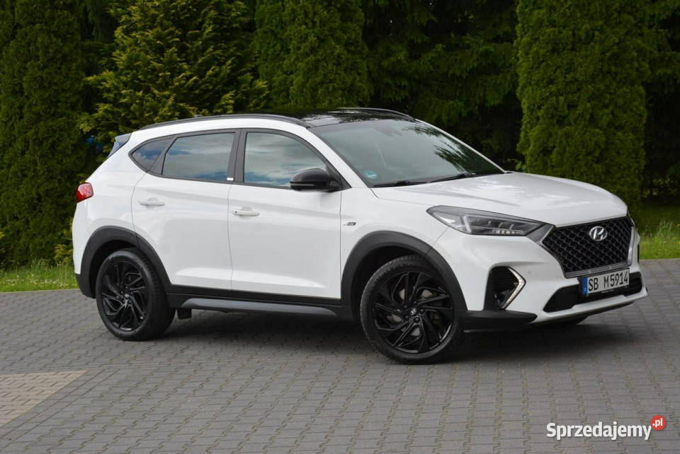 Hyundai Tucson NLine Krell 4WD Panorama Skóry asystent pasa ruchu Ostrów Mazowiecka sprzedam