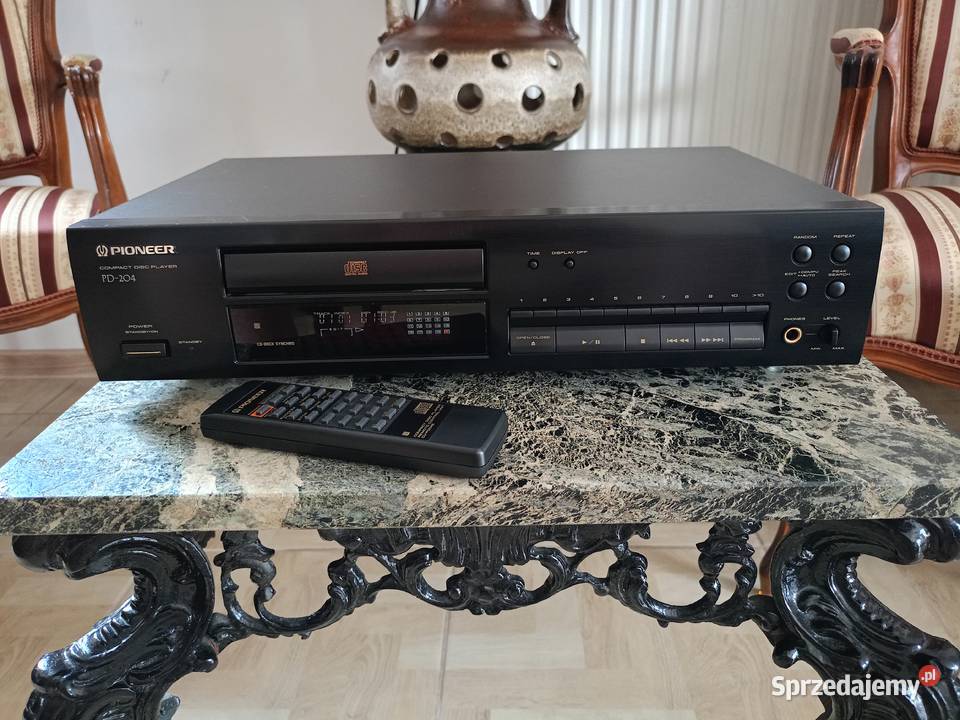 Odtwarzacz CD Pioneer PD 204 z pilotem Drawski Młyn