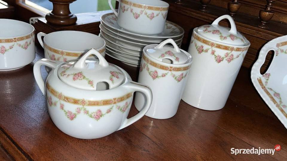 Serwis do herbaty BB Volksted Rudolfstadt Syg Porcelana i szkło Gdańsk