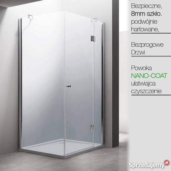 SZKŁO 8mm Kabina prysznicowa 120x80 90x70 90x80 Warszawa