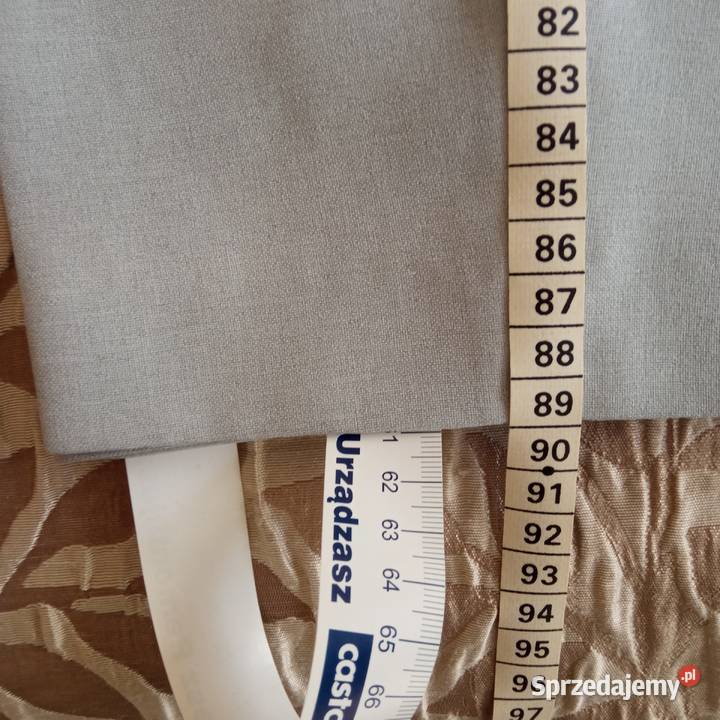 Spodnie damskie na kant r 40 szary/srebrny Spodnie Koszalin