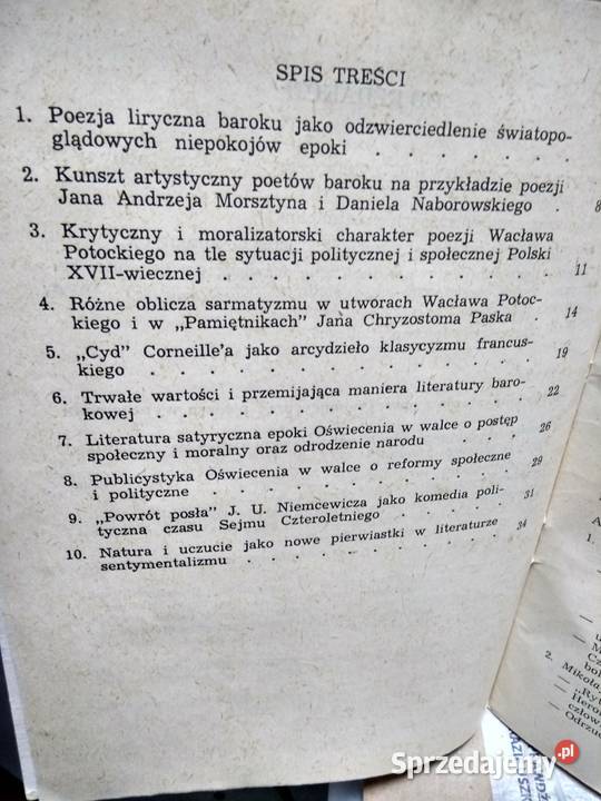 Szkice wypracowań szkół średnich