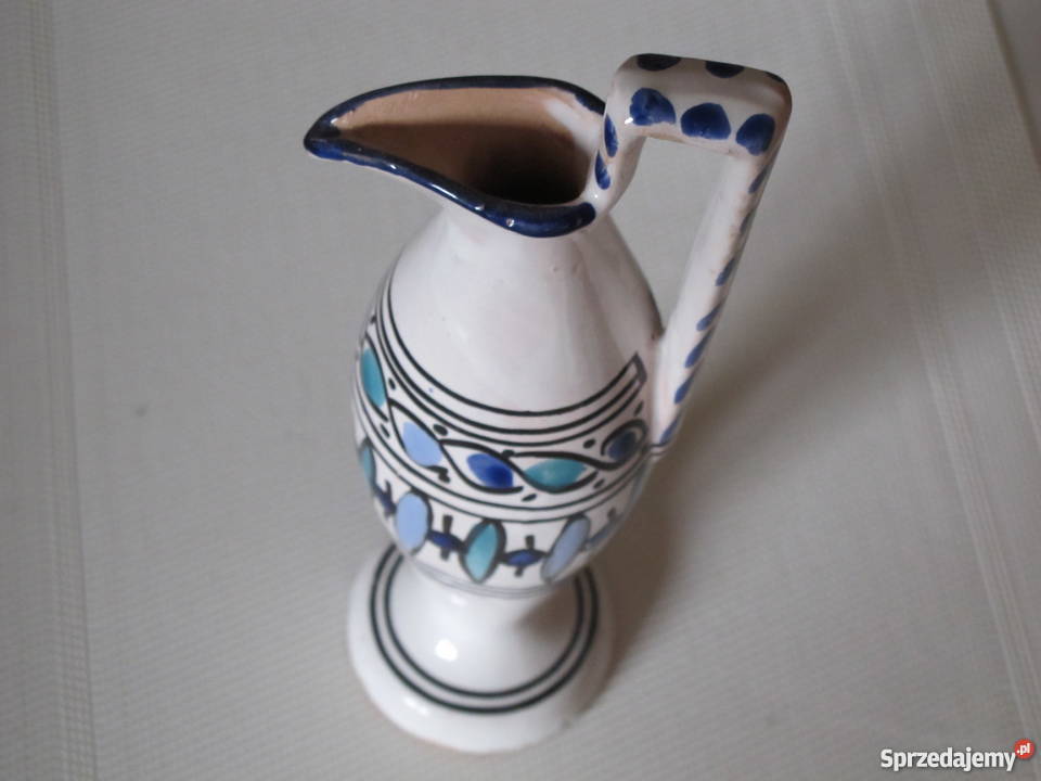 Dzbanuszek ceramiczny ręcznie malowany h21 małopolskie Olkusz