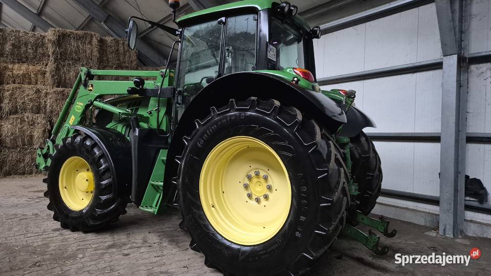 John Deere 6150M Ładowacz John Deere H360 Łączki