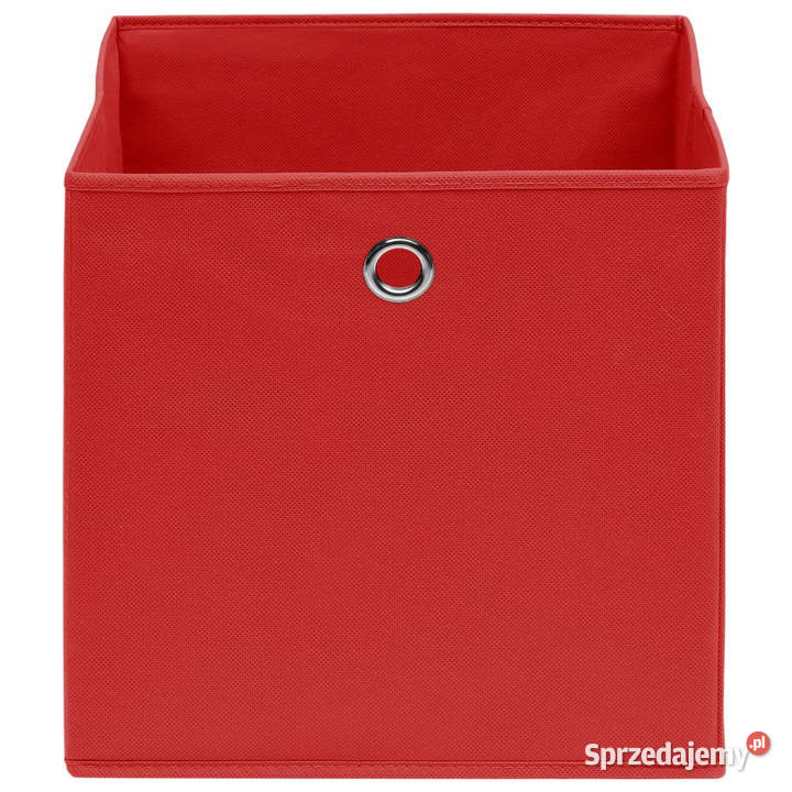Pudełka 4 czerwone 32x32x32 tkanina WM288361 Warszawa sprzedam