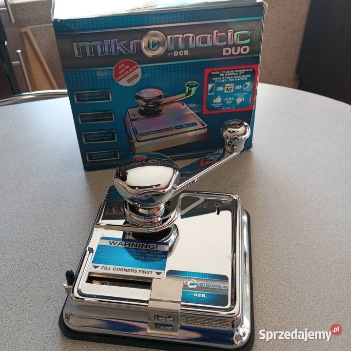 Nabijarka tłokowa do tytoniu OCB Mikromatic Duo sprzedam