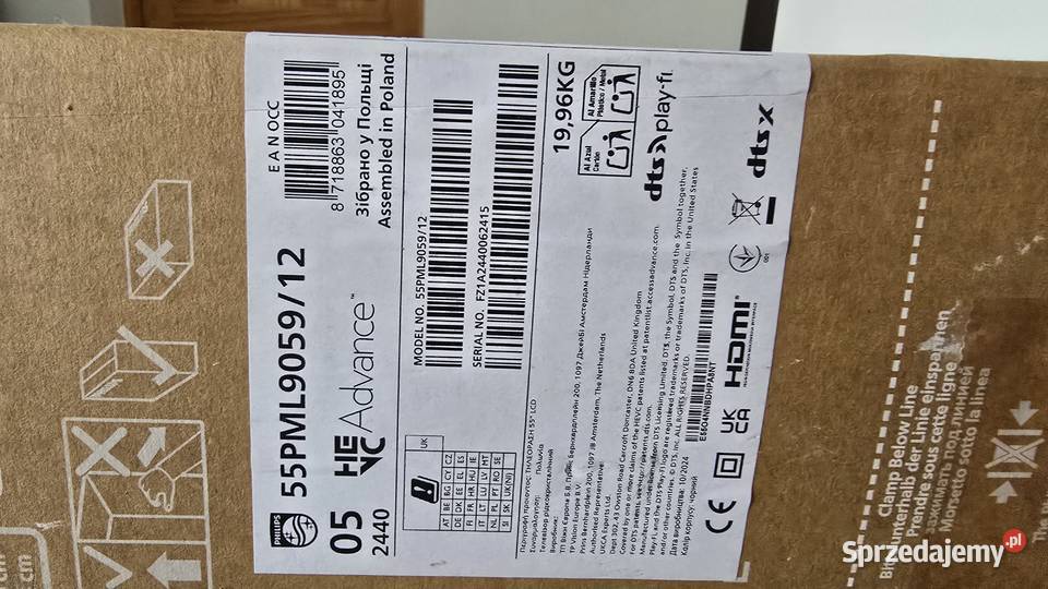 Telewizor PHILIPS 55PML9059 55 MINILED 4K 144Hz świętokrzyskie Kielce