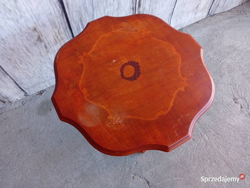 stolik kawowy intarsja 387 kujawsko-pomorskie Byczyna