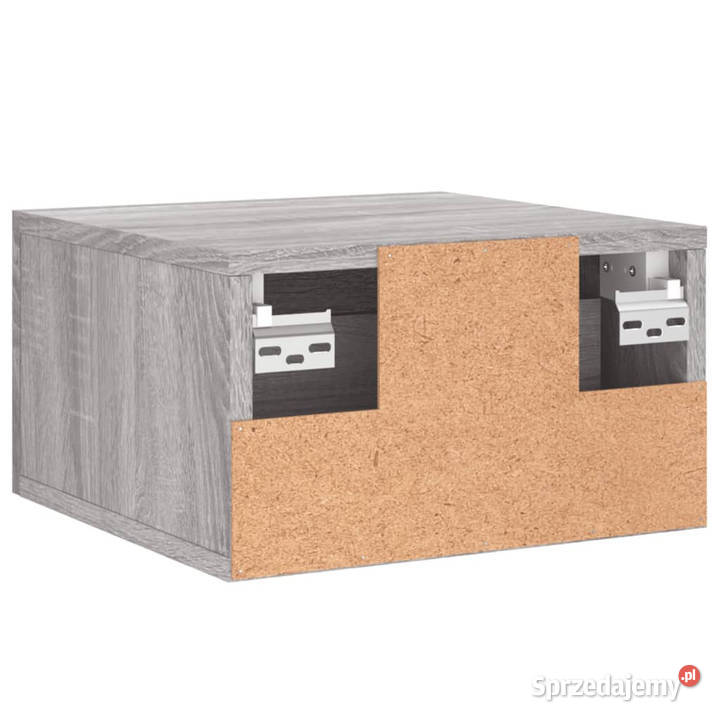 Wisząca szafka nocna szary dąb sonoma 35x35x20 mazowieckie Warszawa