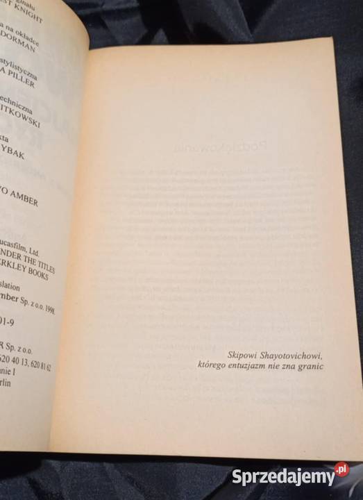 Gwiezdne wojny Najciemniejszy rycerz Kevin J miękka Poznań sprzedam