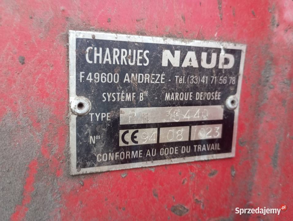 Pług obrotowy naud Buk