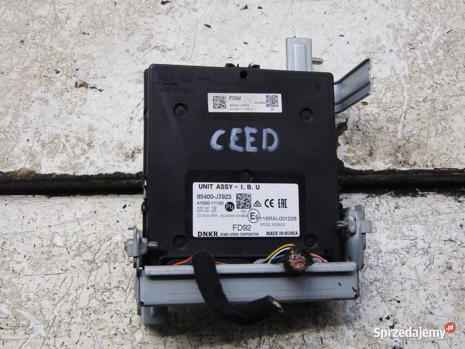 MODUŁ STEROWNIK BCM 16 CRDI KIA CEED III SW Komputery sprzedam