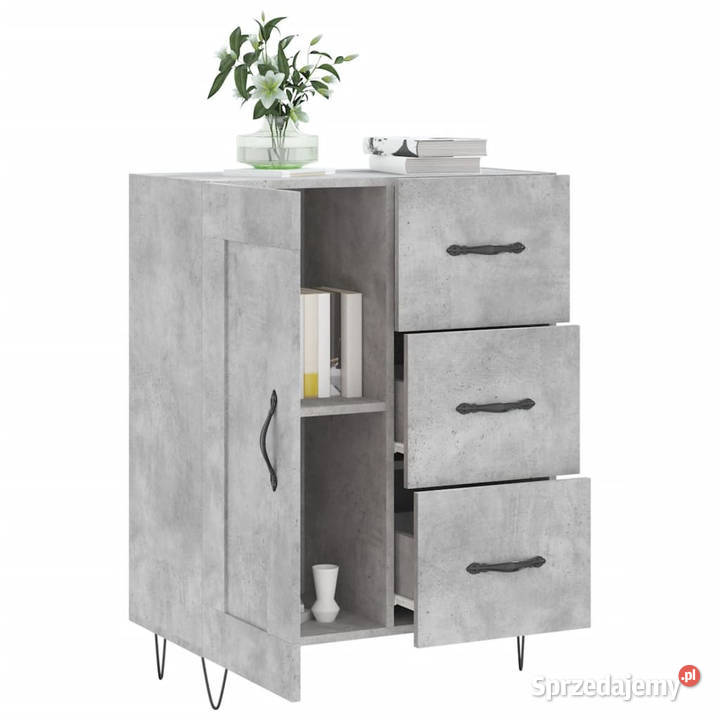 Szafka szarość betonu 695x34x90 materiał Warszawa